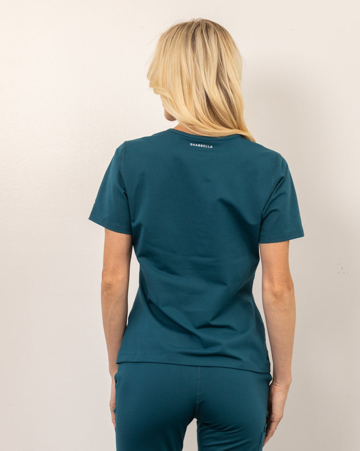 Women's Lagoon V-Neck Scrub Top