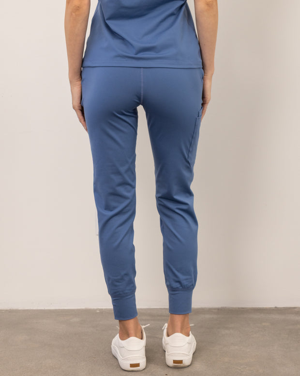 Women's Ocean Blue Jogger Scrub Pant