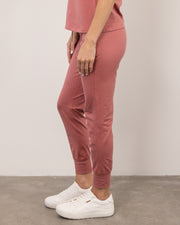 Women's Deep Coral Jogger Scrub Pant