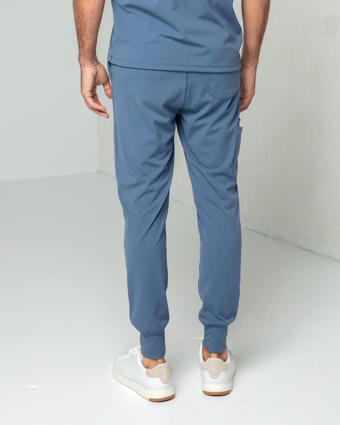 Men's Ocean Blue Jogger Scrub Pants - Shabbella