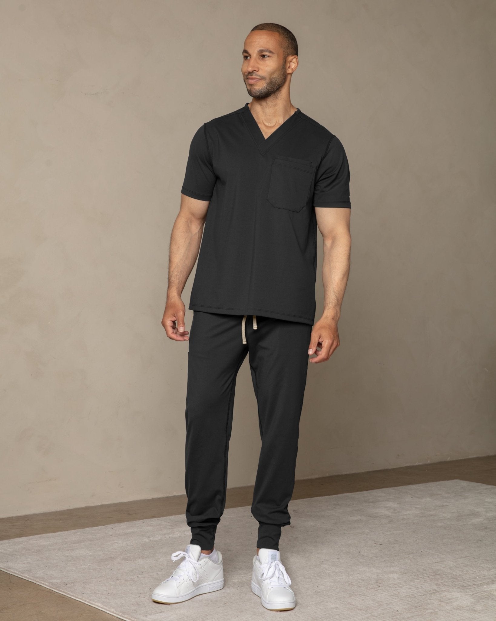 Men's Onyx Jogger Scrub Pants - Shabbella