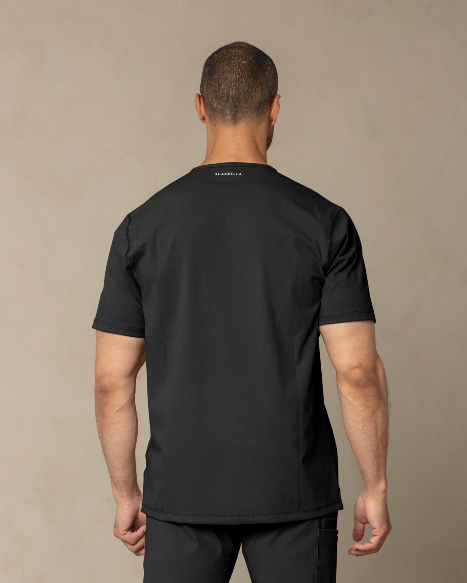 Men's Onyx V - Neck Scrub Top - Shabbella