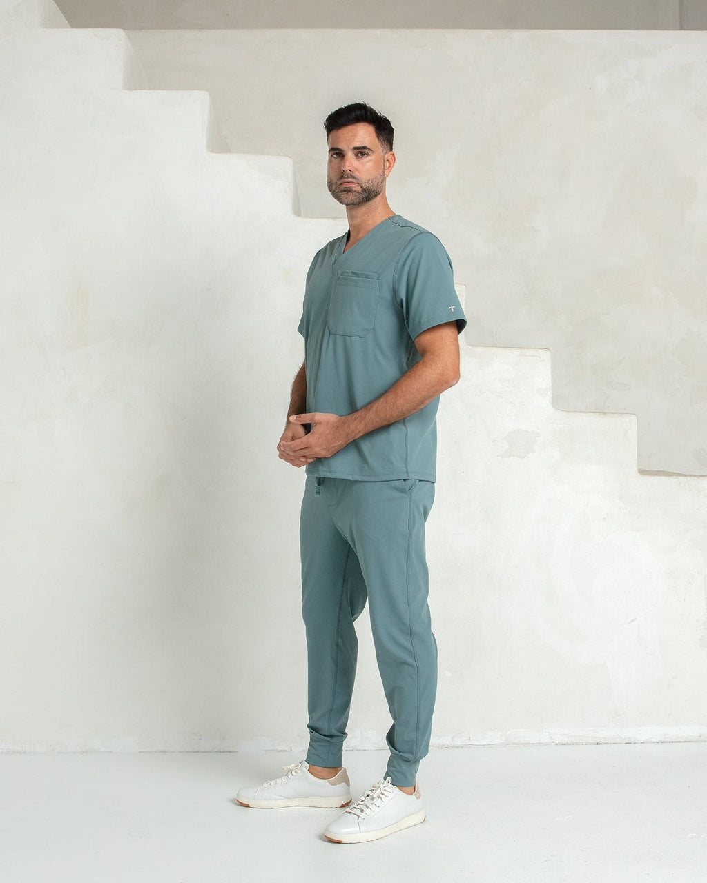 Men's Surf Green Jogger Scrub Pants - Shabbella