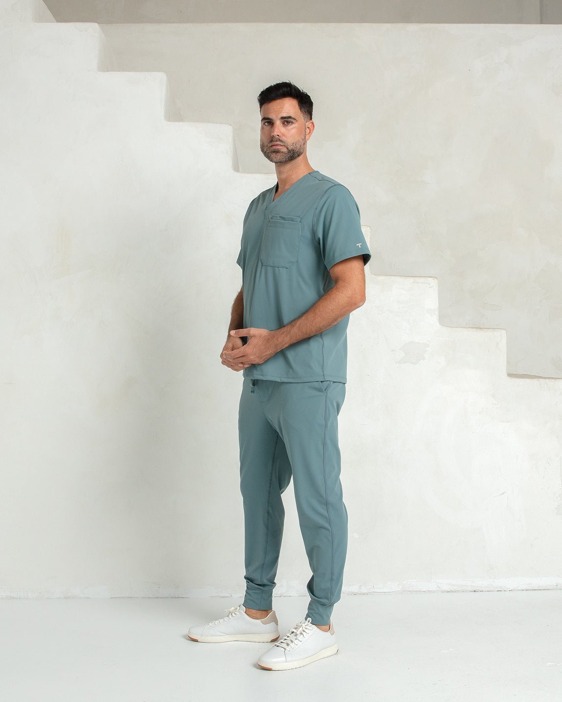 Men's Surf Green Jogger Scrub Pants - Shabbella