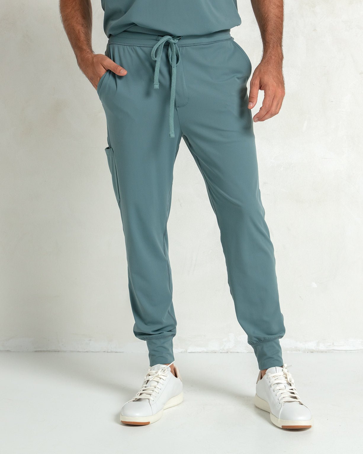 Men's Surf Green Jogger Scrub Pants - Shabbella