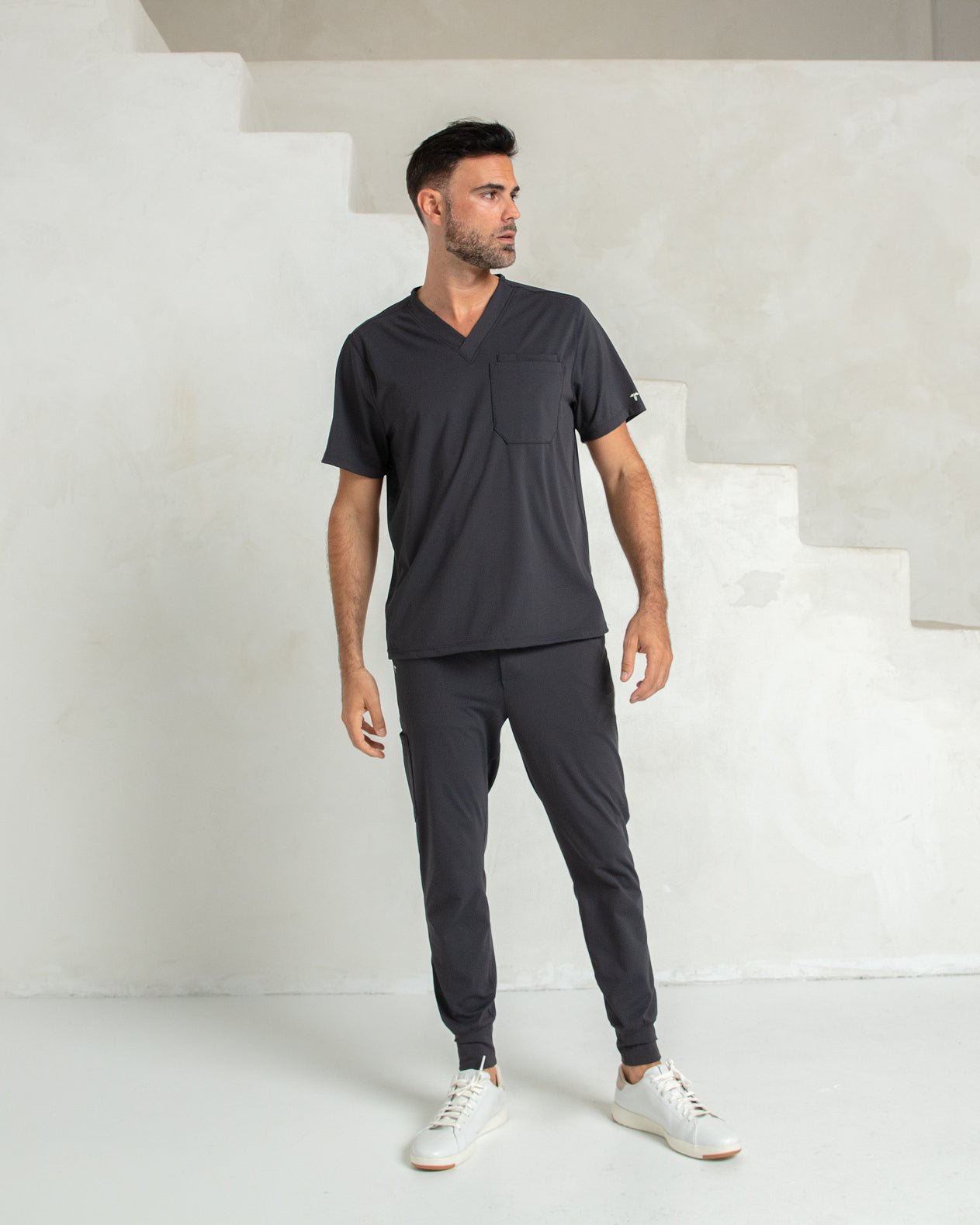 Men's Titanium Jogger Scrub Pants - Shabbella