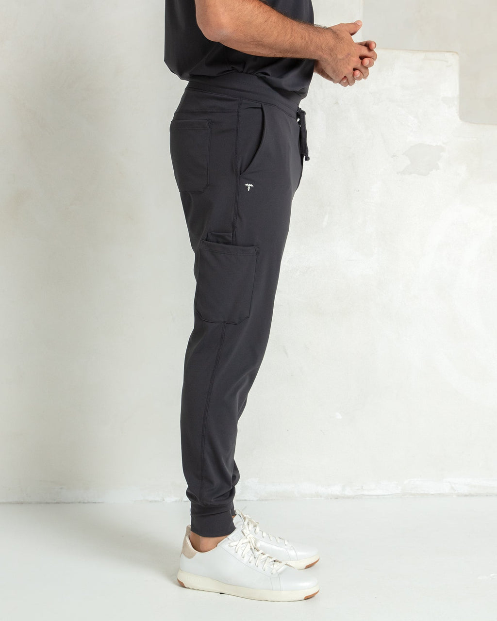 Men's Titanium Jogger Scrub Pants - Shabbella