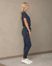 Women's Navy Jogger Scrub Pants