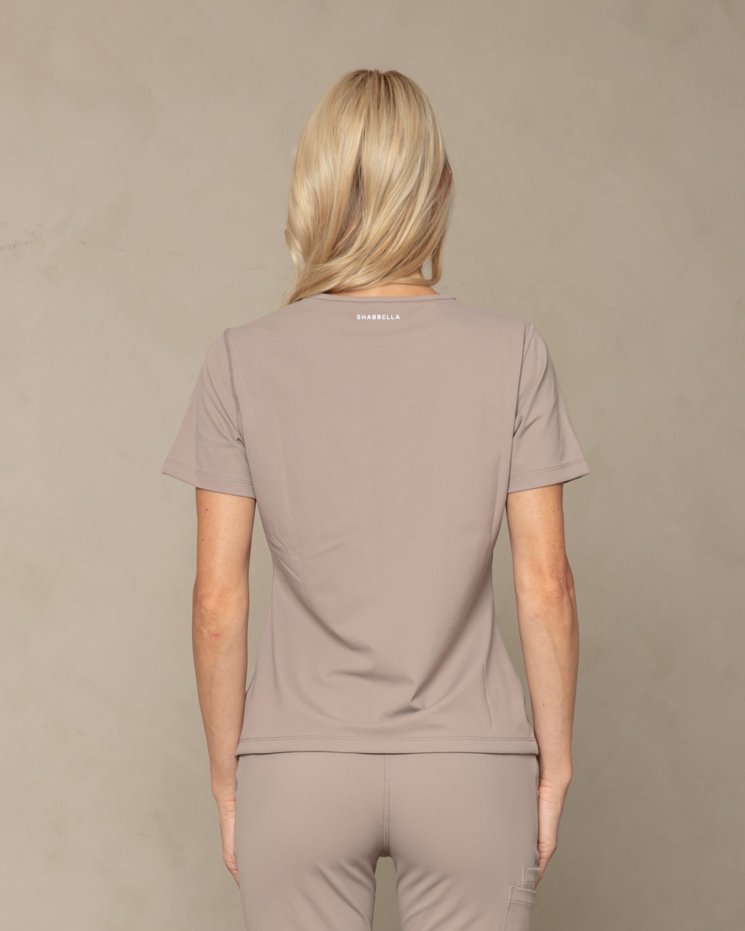 Women's Sand V - Neck Scrub Top - Shabbella