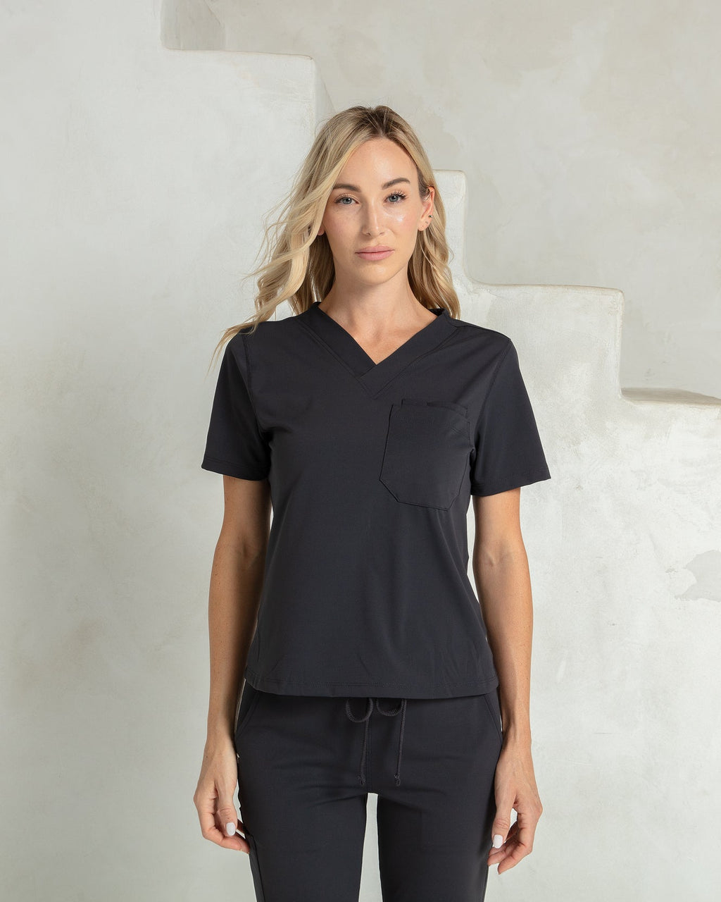 Women's Titanium V - Neck Scrub Top - Shabbella