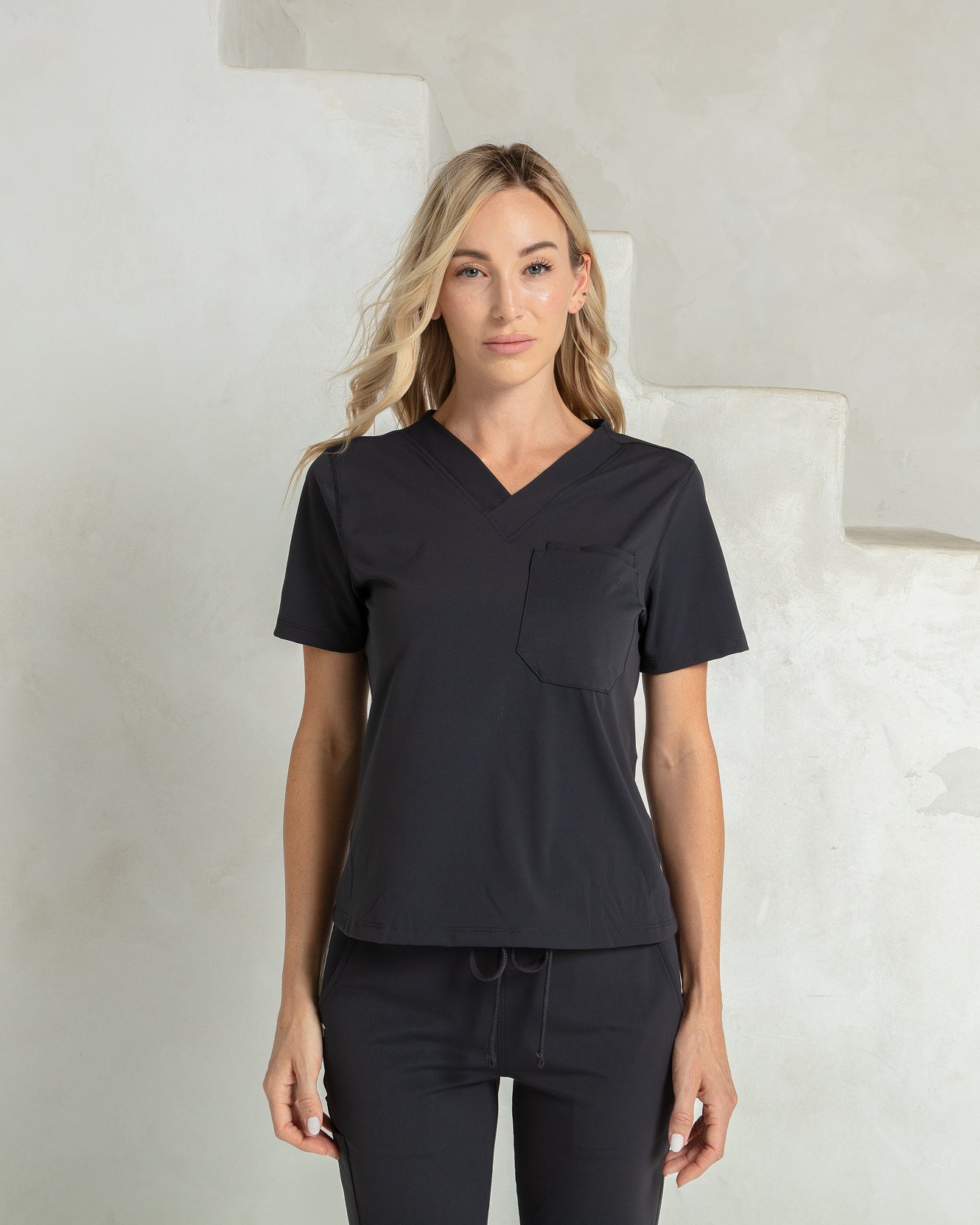Women's Titanium V - Neck Scrub Top - Shabbella