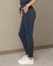 Women's Navy Jogger Scrub Pants